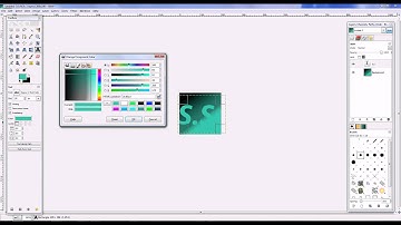 How to create a simple channel icon in GIMP
