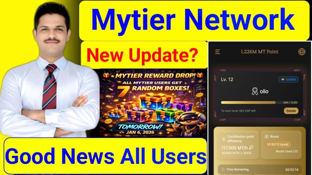 Mytier Network New Update || Don't miss this event 
