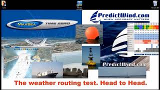Maxsea vs Predictwind. The weather routing test. Head to Head.