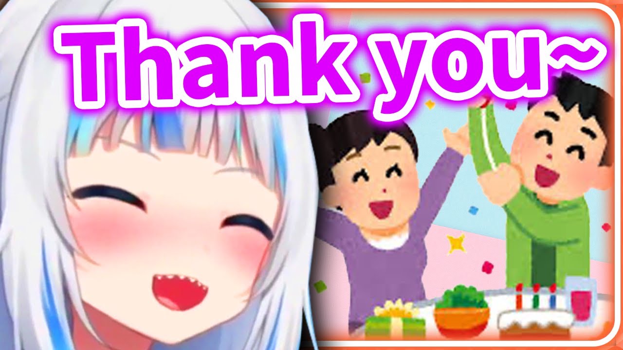 Gura's BIGGEST Sneeze on Stream Blessed 10000 viewers!【Gawr Gura / HololiveEN】