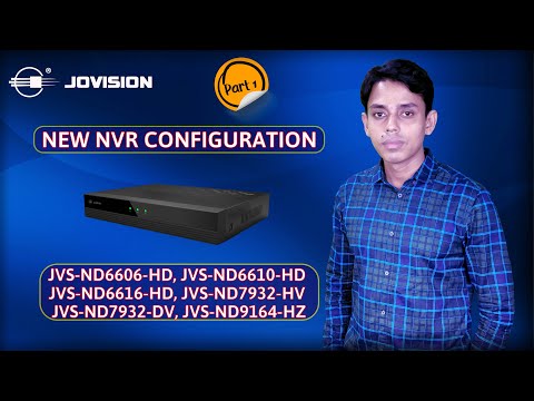 Jovision New Series NVR Operating System | Camera Setting | Part-01