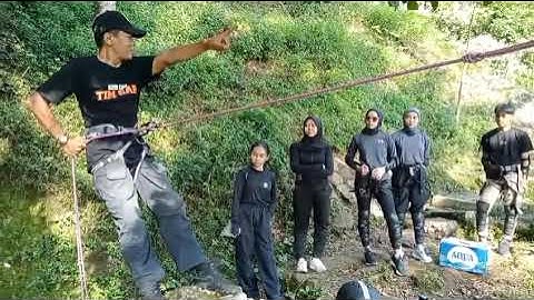 Rappeling Curug Sewu Kendal Central Java Indonesia #rappelling #waterfall