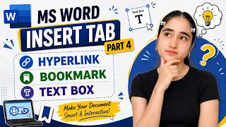 INSERT TAB PART 4 || HYPERLINK, BOOKMARK, HEADER & FOOTER