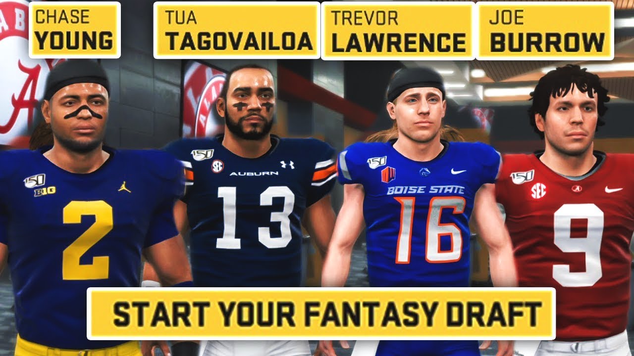 College Football with a FANTASY DRAFT 