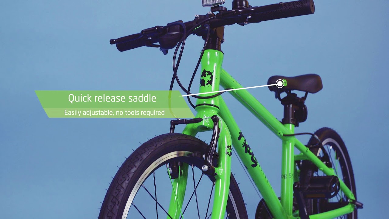 raising handlebars on frog bike