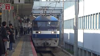 JR貨物 EF210-309号機（吹田）＋コキ24両　貨物列車2086レ 2019.03.02