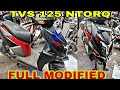 TVS Ntorq 125 Full Modification Accessories | Complete modified TVS Ntorq 125 #tvs