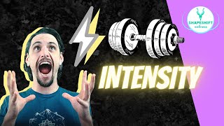 IMPORTANCE OF EXERCISE INTENSITY
