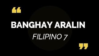 Banghay aralin filipino 7 final exam