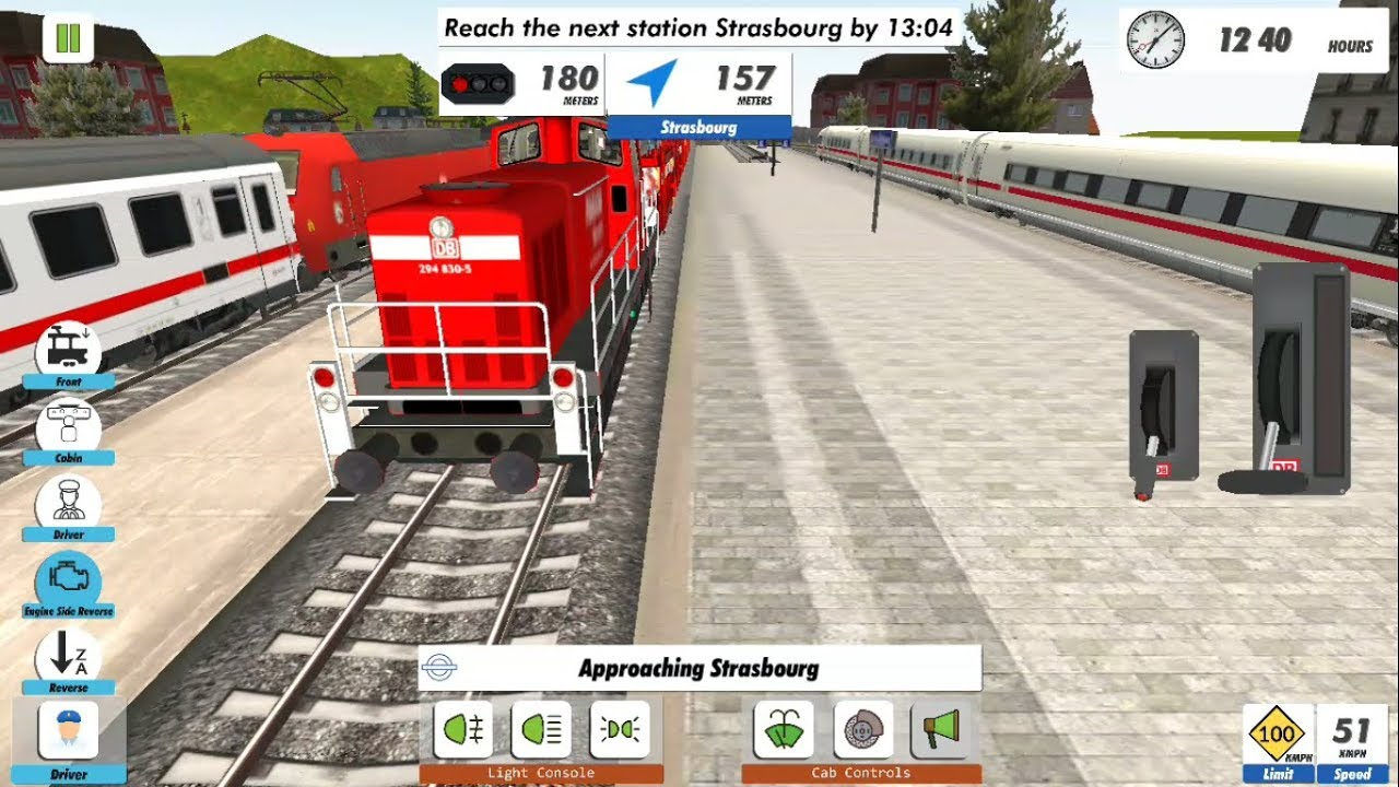 Freight Train Driving in Euro Train Sim 2 | Euro Train Simulator 2 - Android GamePlay & Game Video