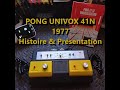 Console pong univox 41n 1977 histoire  prsentation salut les rtros 