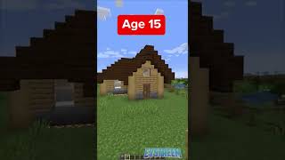 Minecraft Houses at Different Ages (World's Smallest Violin)