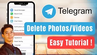 How to Delete Photos and Videos from Telegram !