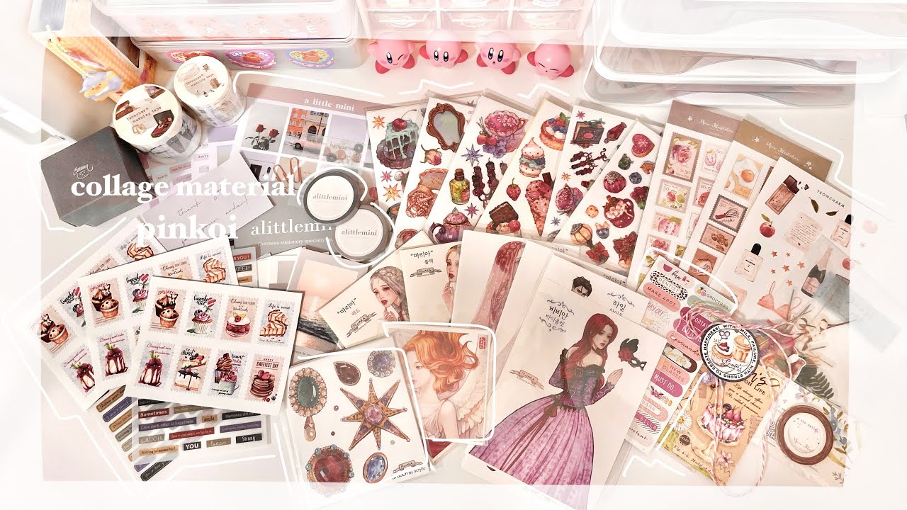 Haul かわいいコラージュ素材 Youtube