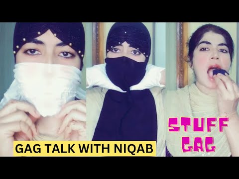 Stuff Gag with Hanky and Gag with dupatta Niqab | With  Surgical Gloves |#foziabootavlog  #awareness