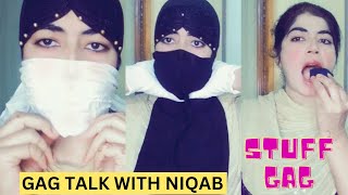 Stuff Gag with Hanky and Gag with dupatta Niqab | With  Surgical Gloves |#foziabootavlog  #awareness