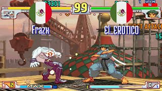 FT5 @sfiii3nr1: Frazx (MX) vs El_EROTICO (MX) [SF III 3rd Strike sfiii sf3 Fightcade] Aug 21