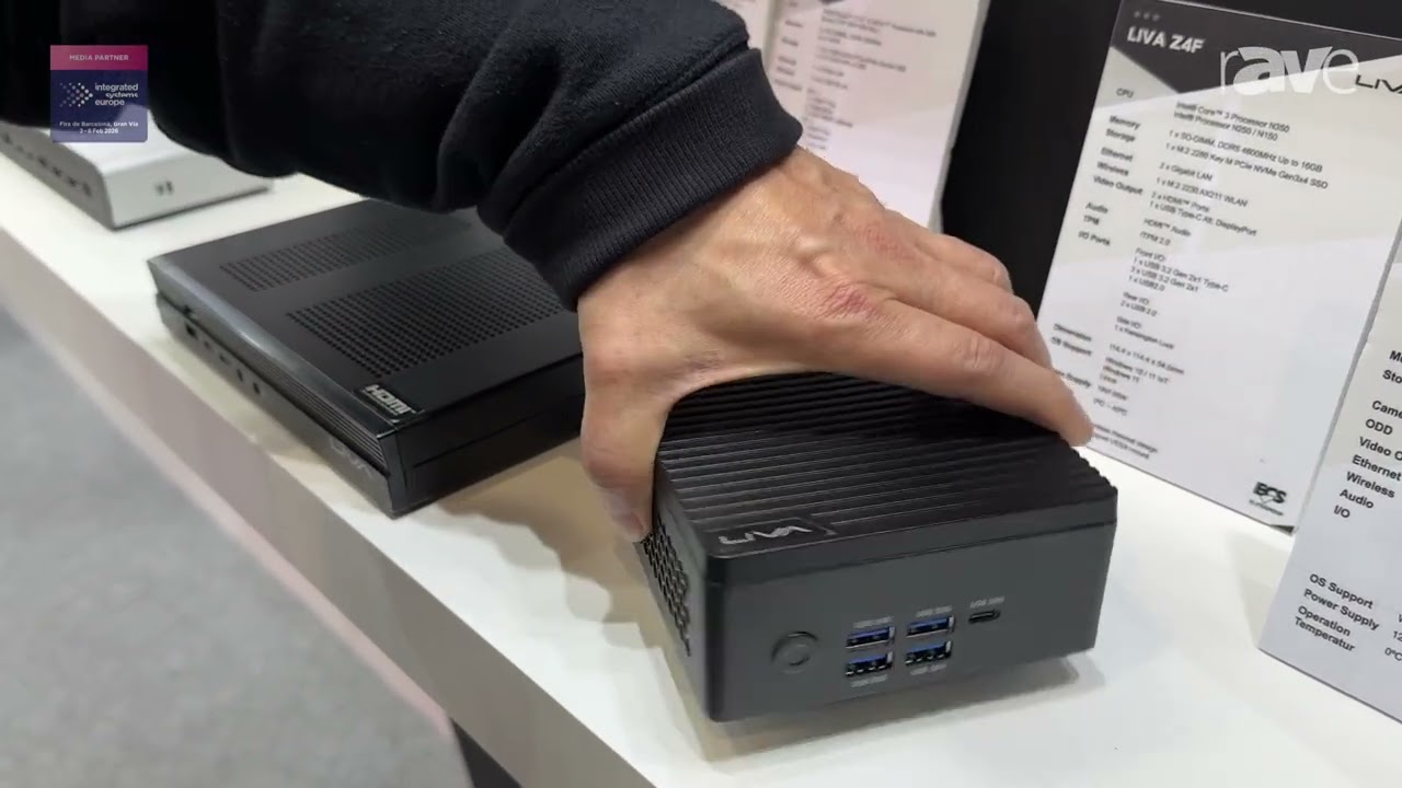 ISE 2026: Elitegroup Computer Systems Features LIVA Z4F Mini PC