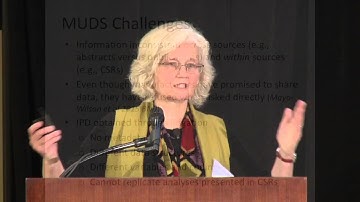 Session 1: Data Transparency and Open Science- Kay Dickersin