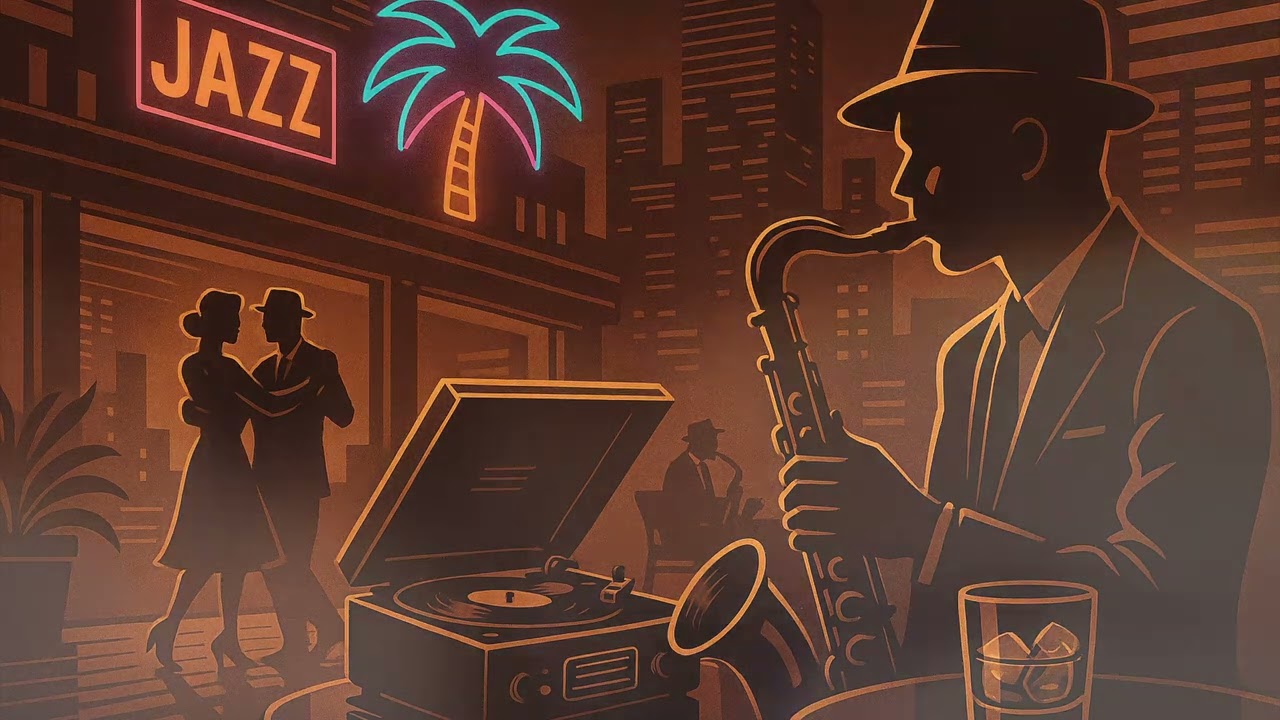 Midnight Swing in Harlem - Smooth Jazz for Focus and Calm