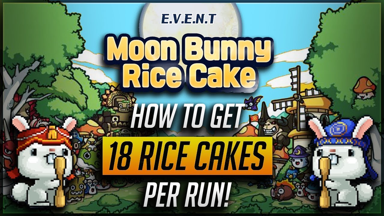 [MS] New Moon Bunny Rice Cake PQ!! How To Get 18 Rice Cakes Per Run