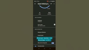 How to enable Focus mode in realme c11 2021 #realmec11   #informative video