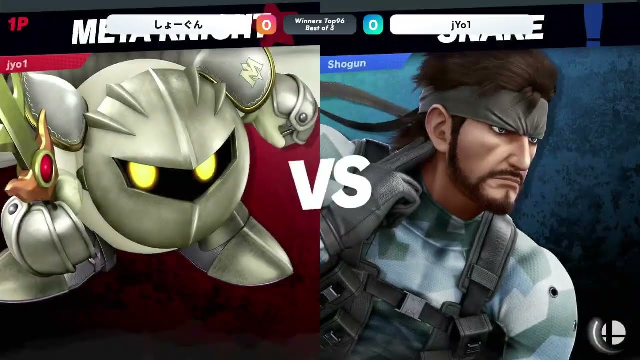 tamasuma極冠#2 サブ配信〈WR1〉 jyo1メタナイト VS Shogunスネーク