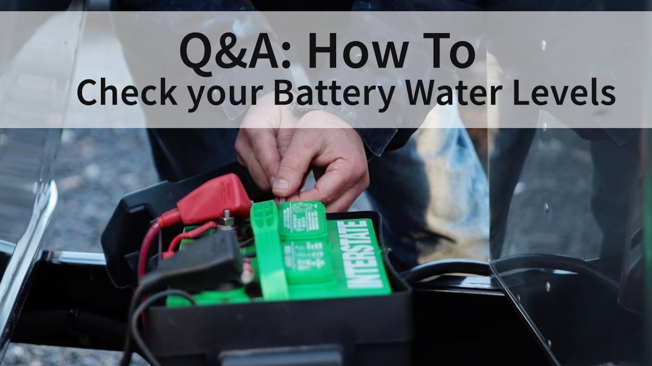 How to Check the Battery Water Levels in an Airstream Trailer YouTube