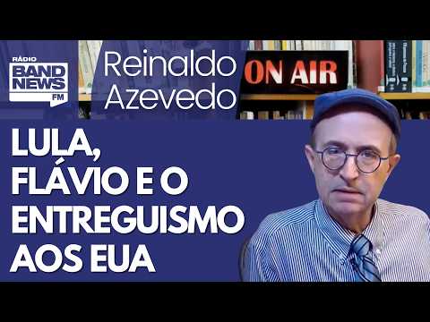 Reinaldo Azevedo – Lula aos auxiliares: Flávio quer entregar o Brasil aos EUA