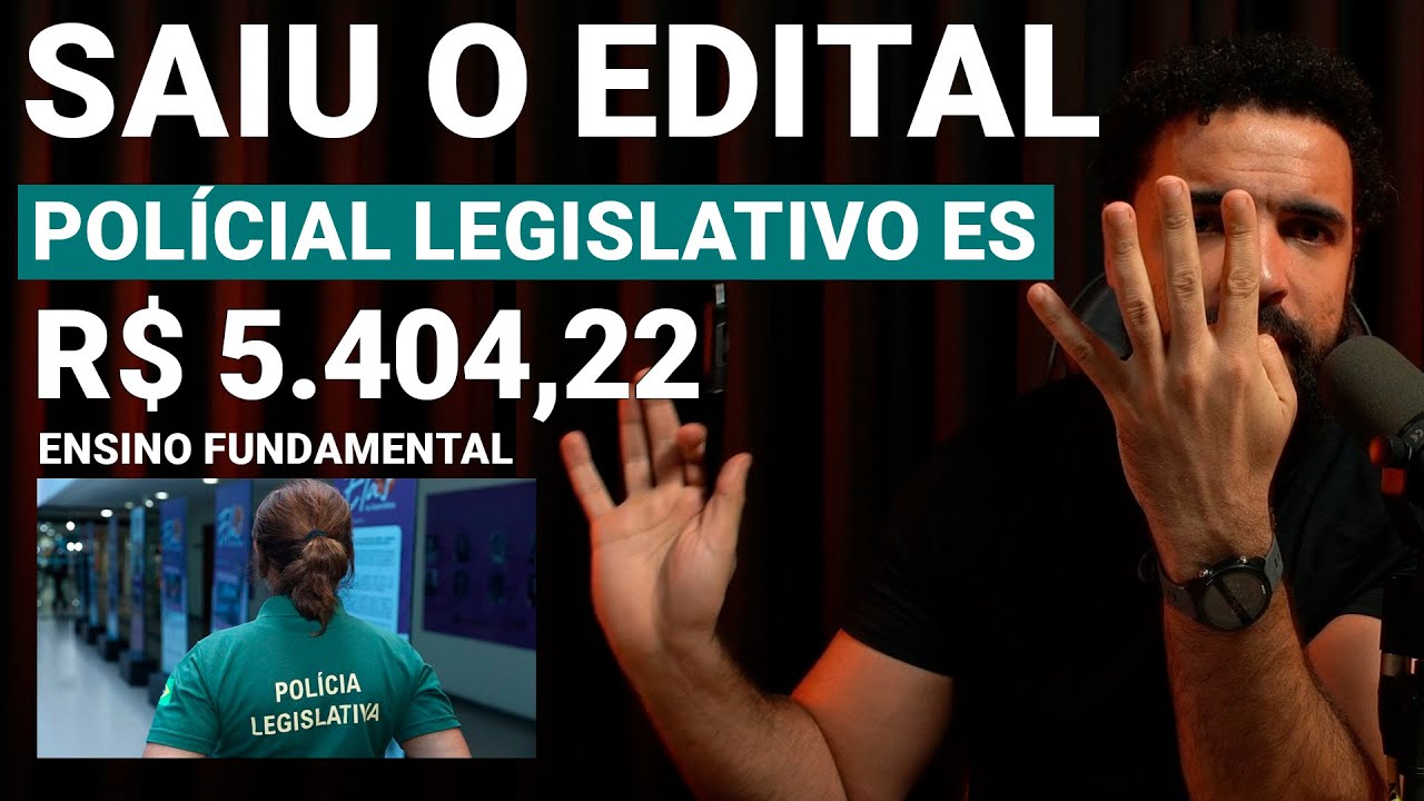 Saiu o Edital ALES Polícia Legislativa 2025! Tudo sobre o concurso | Vagas, salários e provas