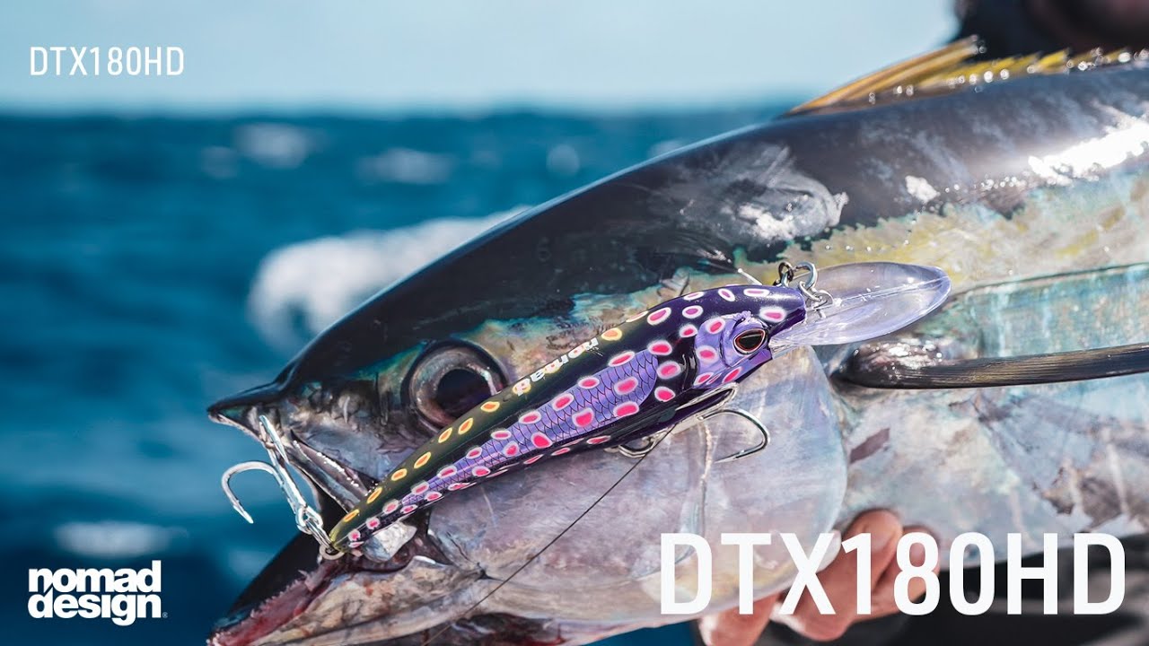 DTX180HD | The FASTEST DTX minnow yet, incredible offshore trolling performance and durability.