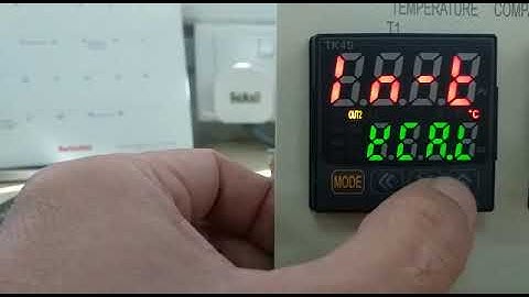 AUTONICS TK4S  SELECT INPUT  TEMP  SENSOR  DECIMAL POINT