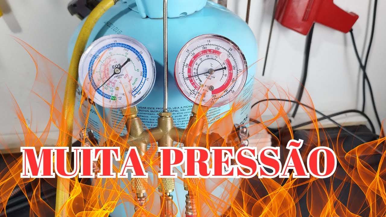 Ar condicionado automotivo  / muita pressão