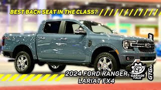 2024 Ford Ranger Lariat FX4 | Better Interior than Tacoma? | Houston Auto Show