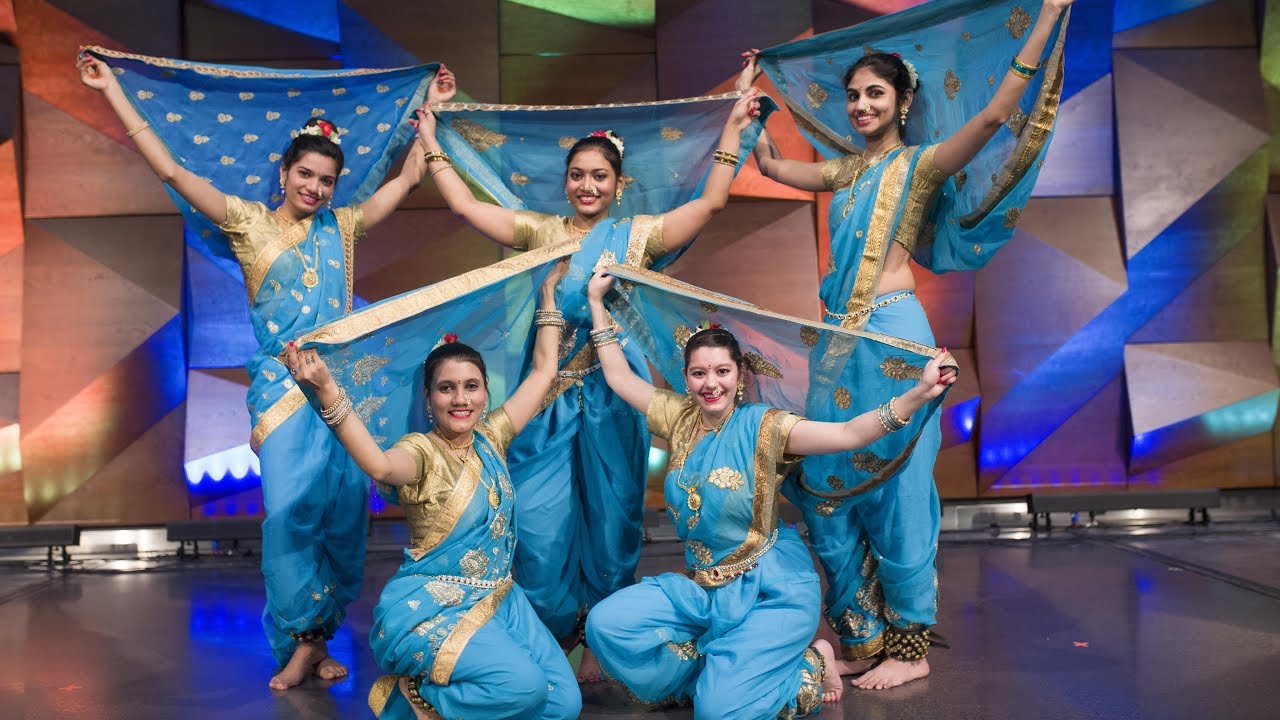 World Unity Fair 2018   CSU ISA   Lavani  Marathi Dance  Colorado State University