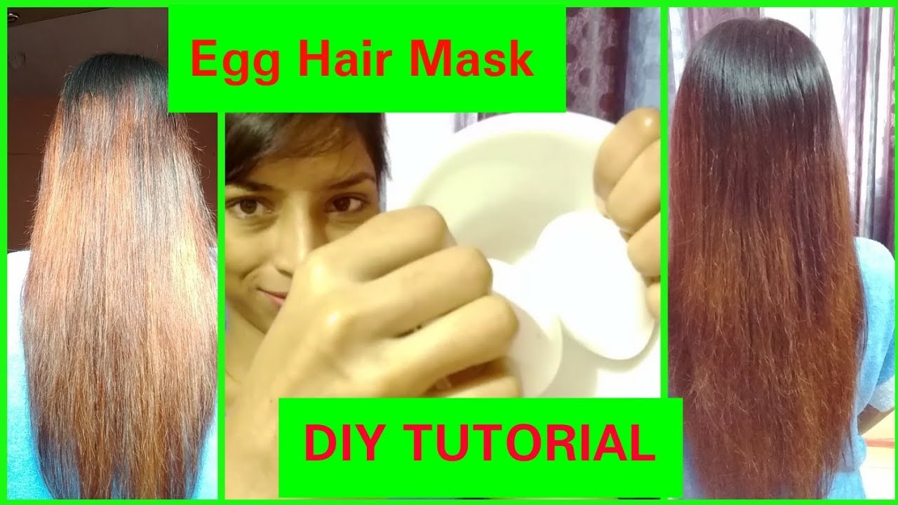 Egg Hair Mask For Silky, Shiny & Glossy Hair बाल चमकदार बनाओ YouTube