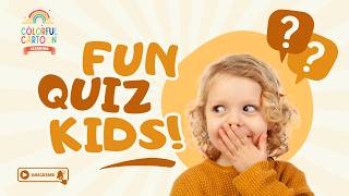 🎉 Super Fun Kids Quiz Game | Test Your Brain! #kidslearning #kidsvideos #cartoonlearning