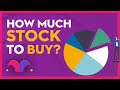 How Much Stock Should You Buy When Building Your Portfolio?