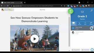 How to set up a class in Seesaw