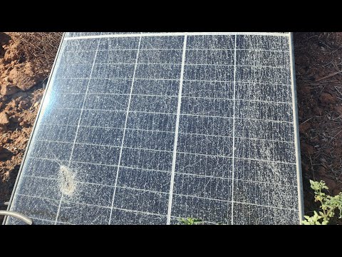 Como usar paneles solares dañados para sacar agua de un pozo.