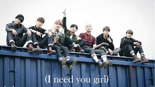 Bangtan Boys (BTS) - I Need U (Romanized \u0026 English Lyrics)