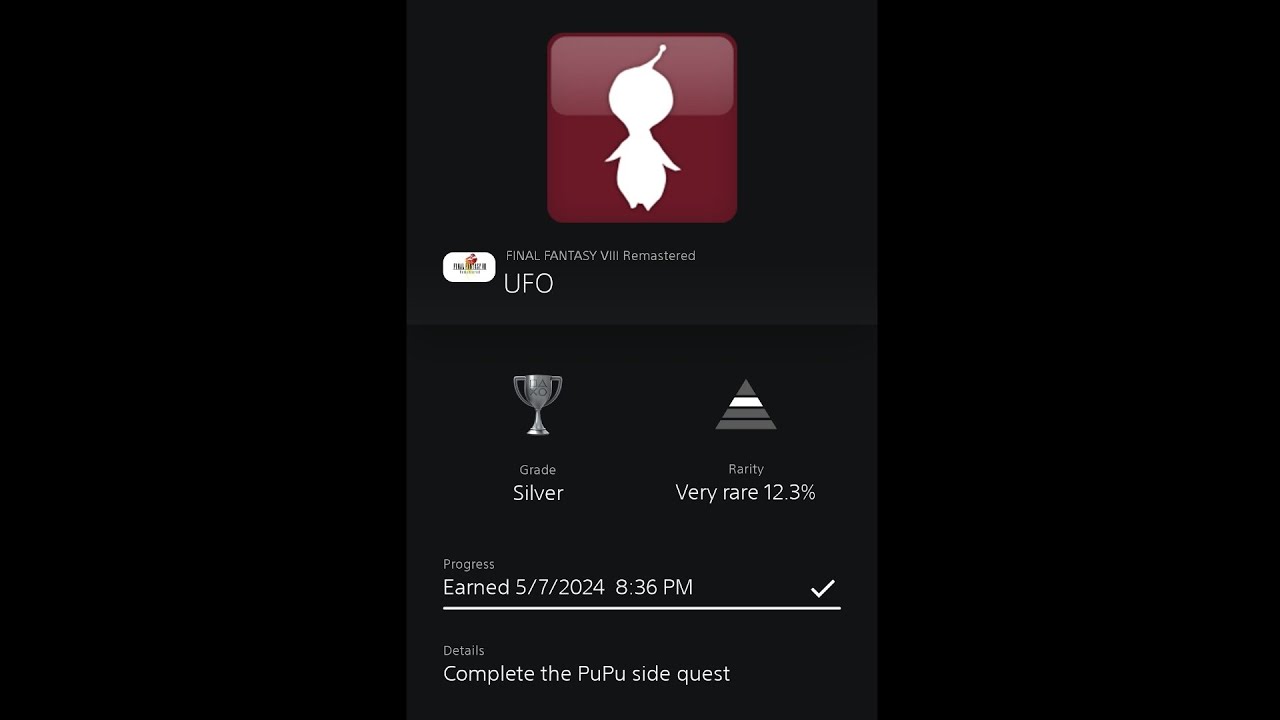 FINAL FANTASY VIII Remastered - UFO Trophy