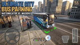 ULTIMATE CITY BUS PARKING CHALLENGE! 🚌😱 |Realistic Bus Simulator 3D#BusSimulator #BusParking #viral screenshot 4