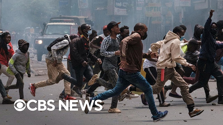 Protesters clash with police in Kenya, call for president's resignation