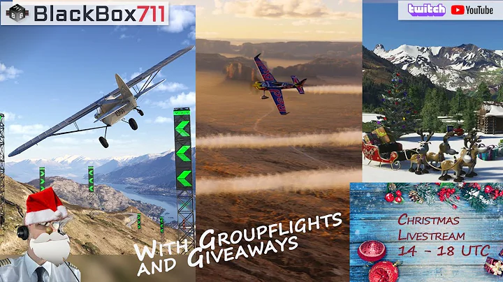 Christmas Livestream with lots of Groupflights and Giveaways