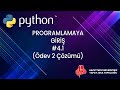 Python ile Programlamaya Giriş #4.1 (Ödev 2 Çözümü) | Hacettepe AI Club
