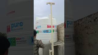 water tank installation#construction #my hard work