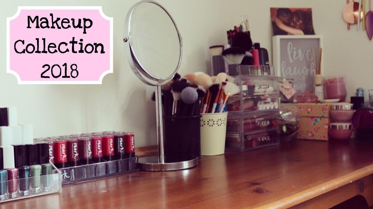 Makeup Collection & Vanity Tour 2018 | Sammy Louise