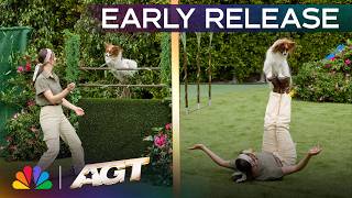 Weather Early Release: Olivia Befus IMPRESSES Lele Pons With Her Dog Act! | Judges' Callbacks | AGT 2026 Camera Feed