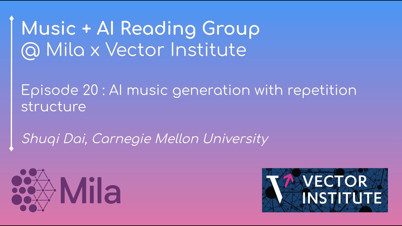 20 AI music generation with repetition structure YouTube